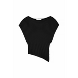 Vera Asymmetric Top - Black - M