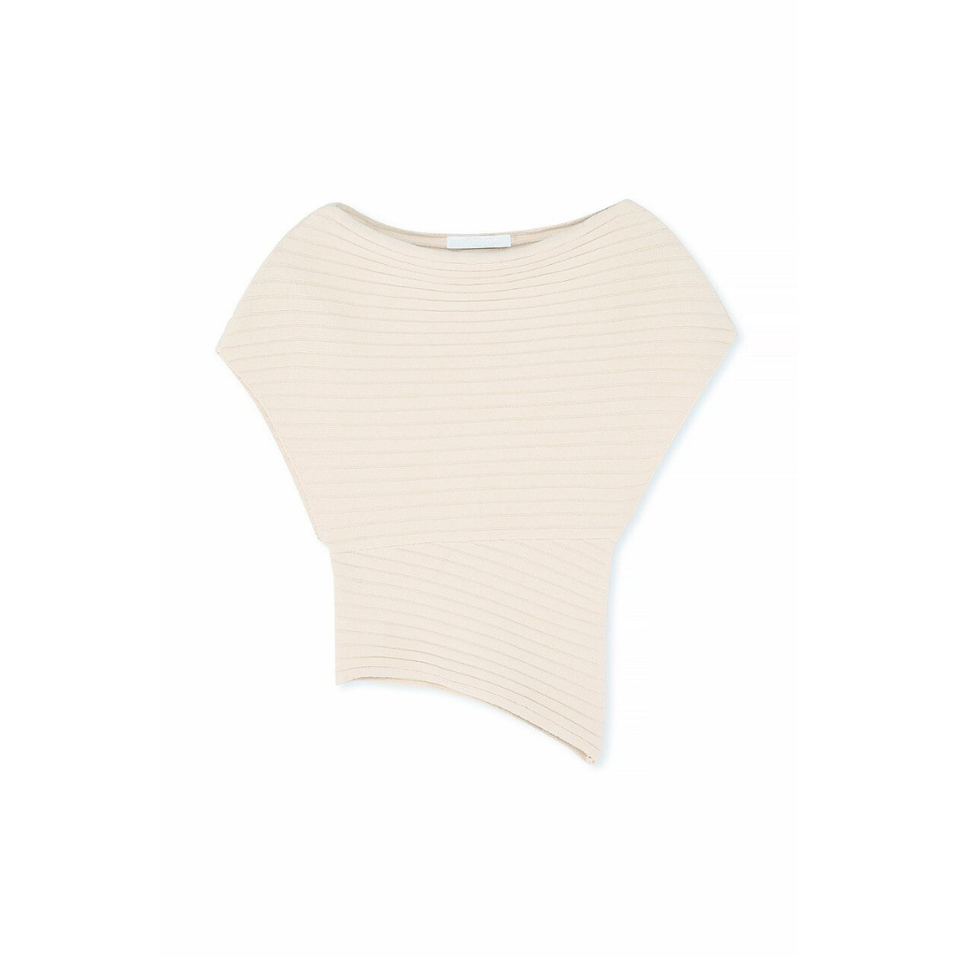 Vera Asymmetric Top - Beige - S