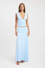 Ashley Maxi Skirt - XS - Ice Water