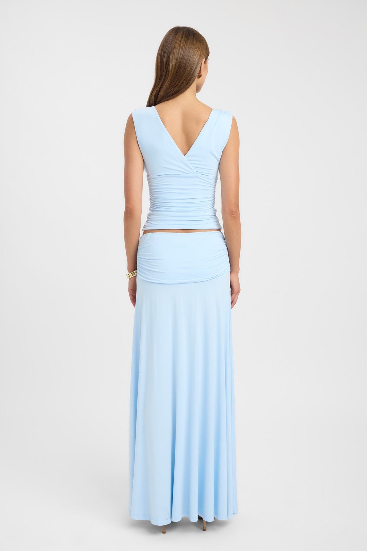 Ashley Maxi Skirt - M - Ice Water