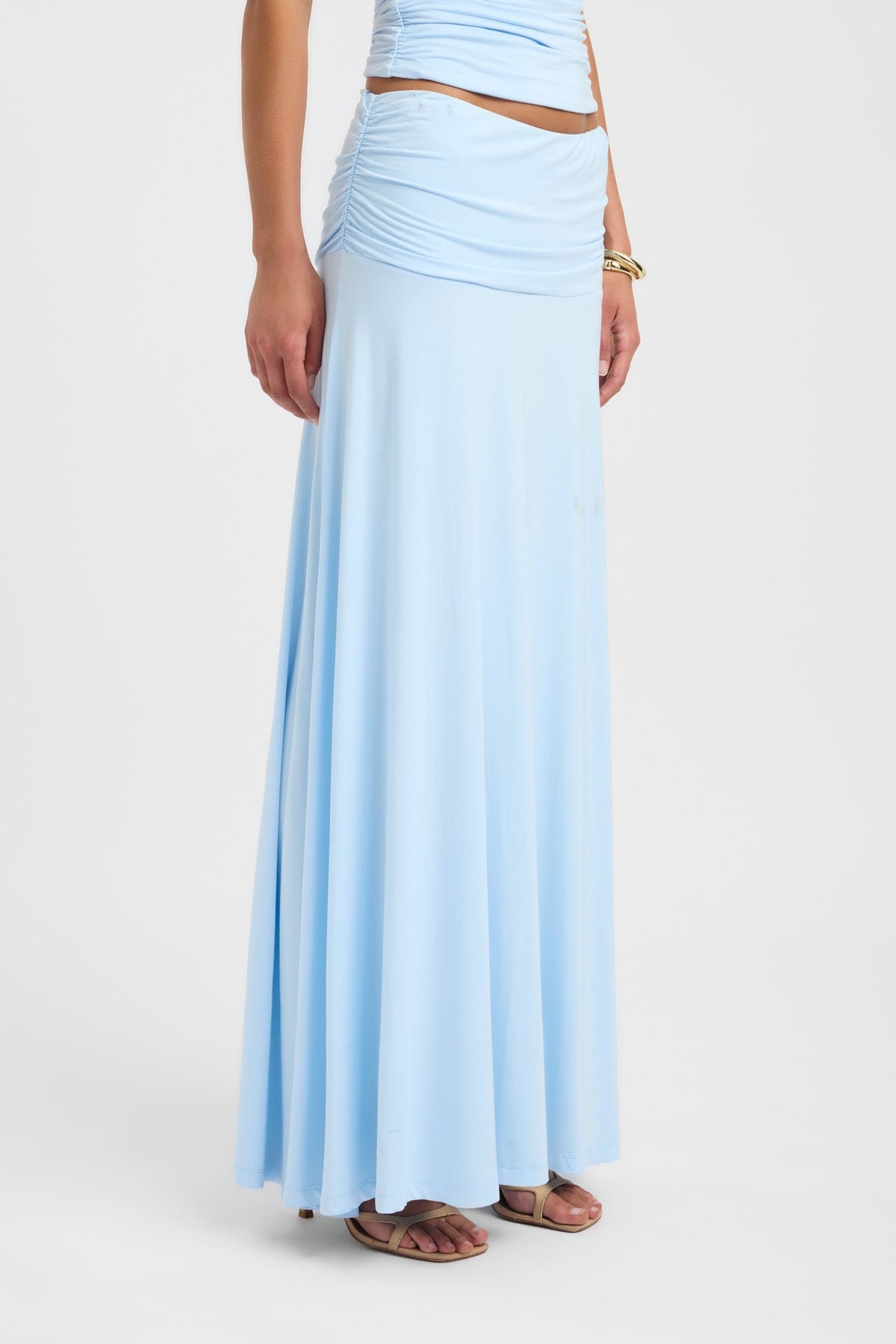 Ashley Maxi Skirt - S - Ice Water