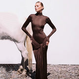 Tracy Maxi Dress - Brown - M