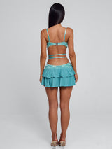 Santana Mini Dress - Orange - S