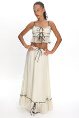 MAIDEN MAXI SKIRT - S