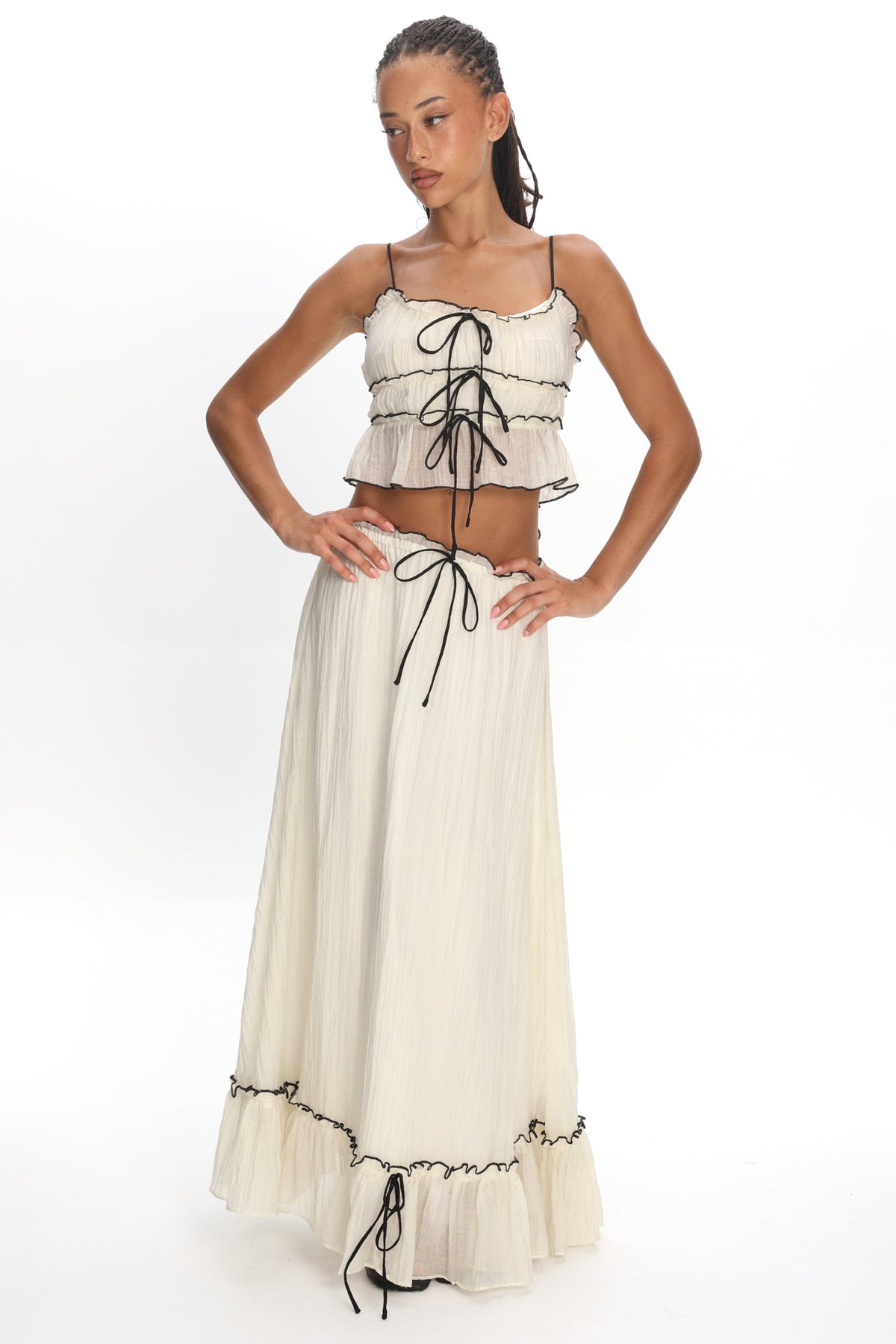 MAIDEN MAXI SKIRT - S