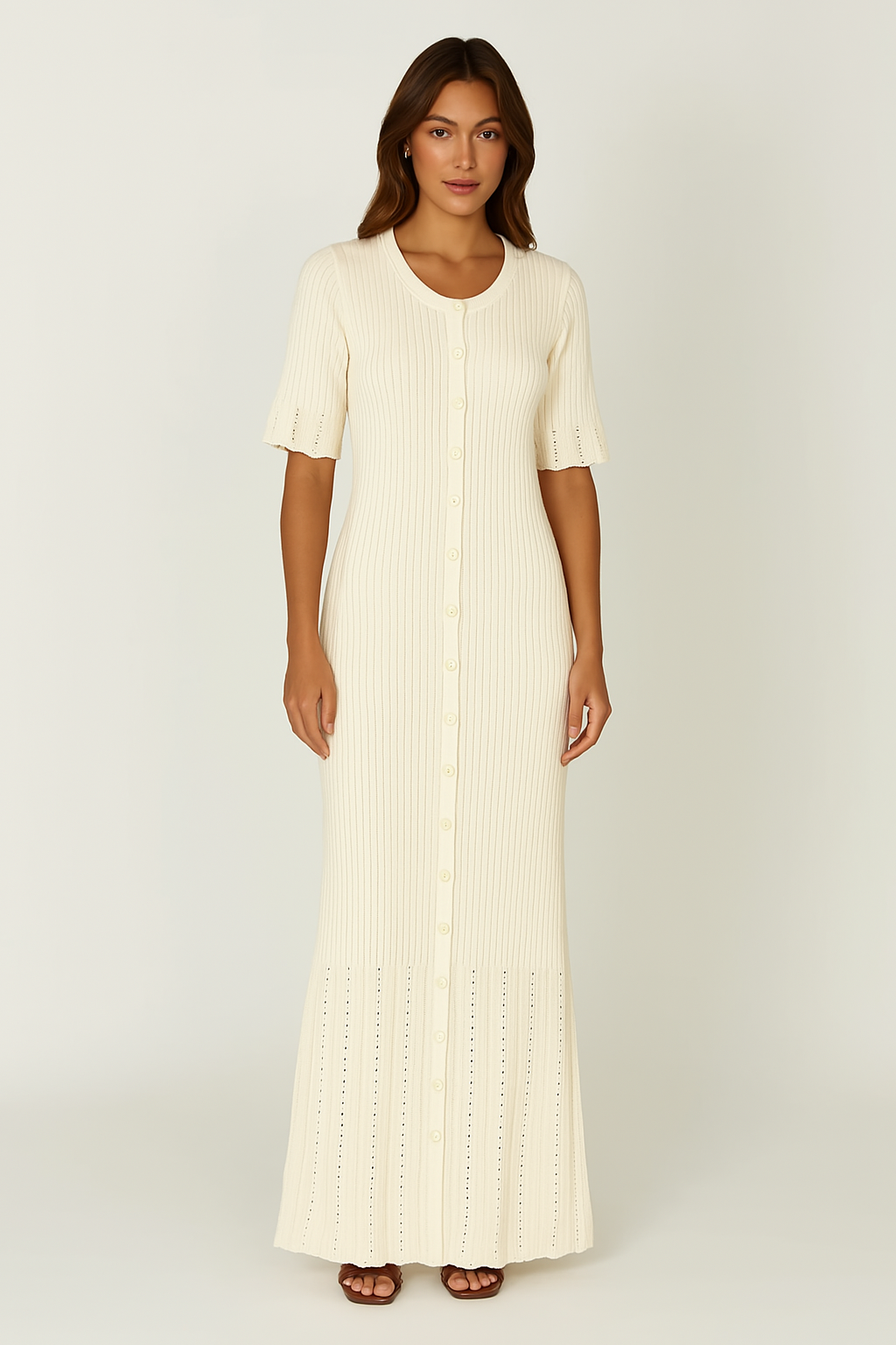 Marlowe Maxi Dress - Creamy White - XS
