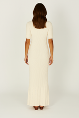 Marlowe Maxi Dress - Creamy White - M