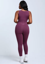 SaunaSculpt Compression Jumpsuit - Black - XS
