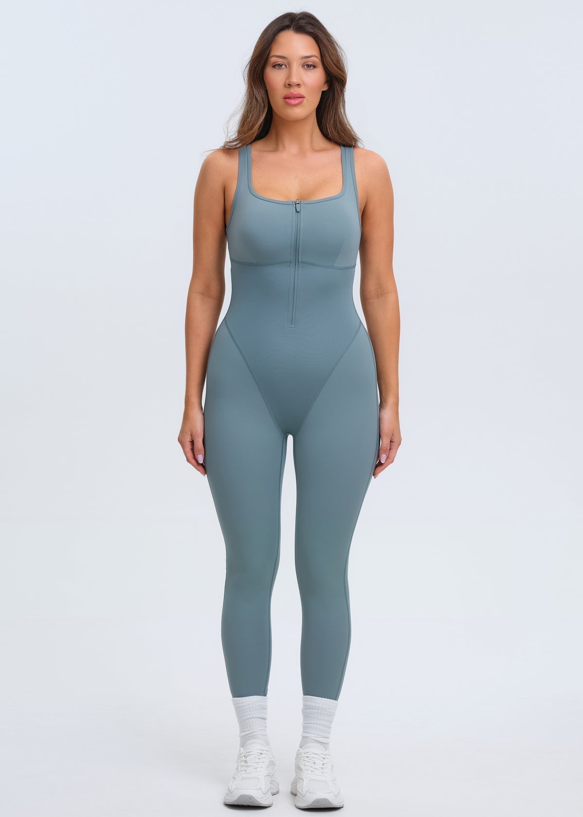 SaunaSculpt Compression Jumpsuit - Black - L
