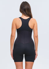 SaunaSculpt Compression Romper - Black - S