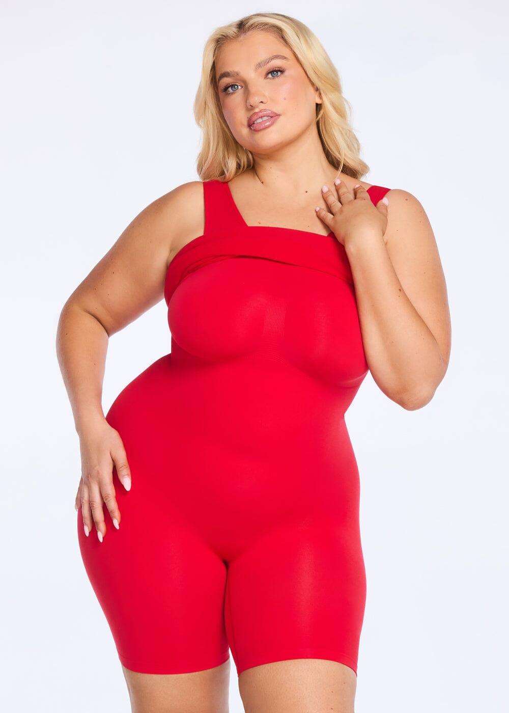 SecretSculpt Jersey Halter Midi Dress - Black - 5X/6X