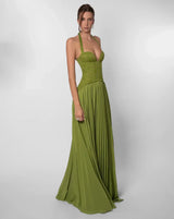 Fenity Maxi Dress - Bordeaux - L