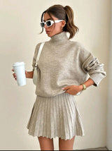 Emily Knit Set - Beige - XL