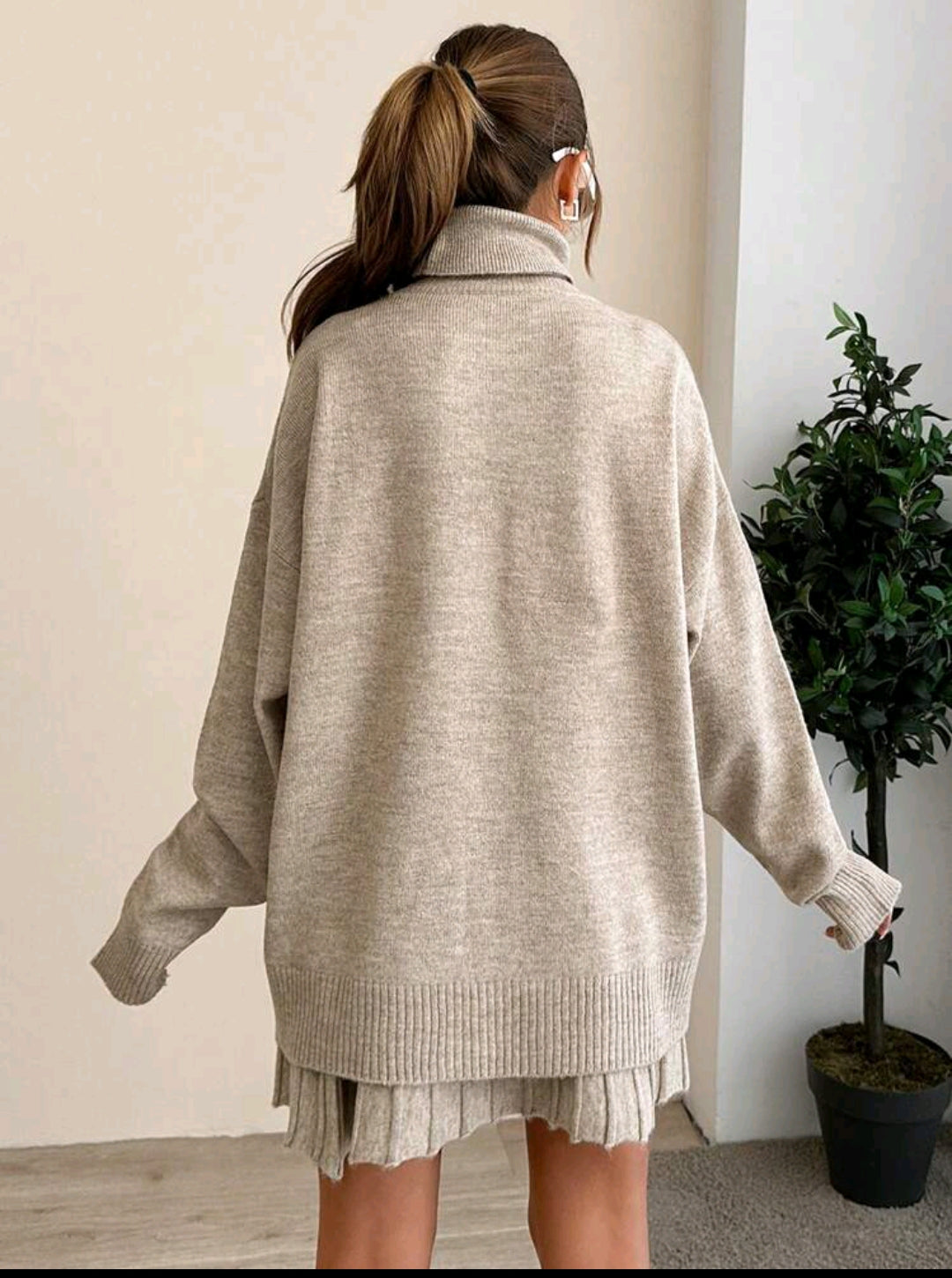 Emily Knit Set - Dark Grey - S