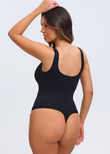 Essential Tank Bodysuit Thong - Black - XL/2X