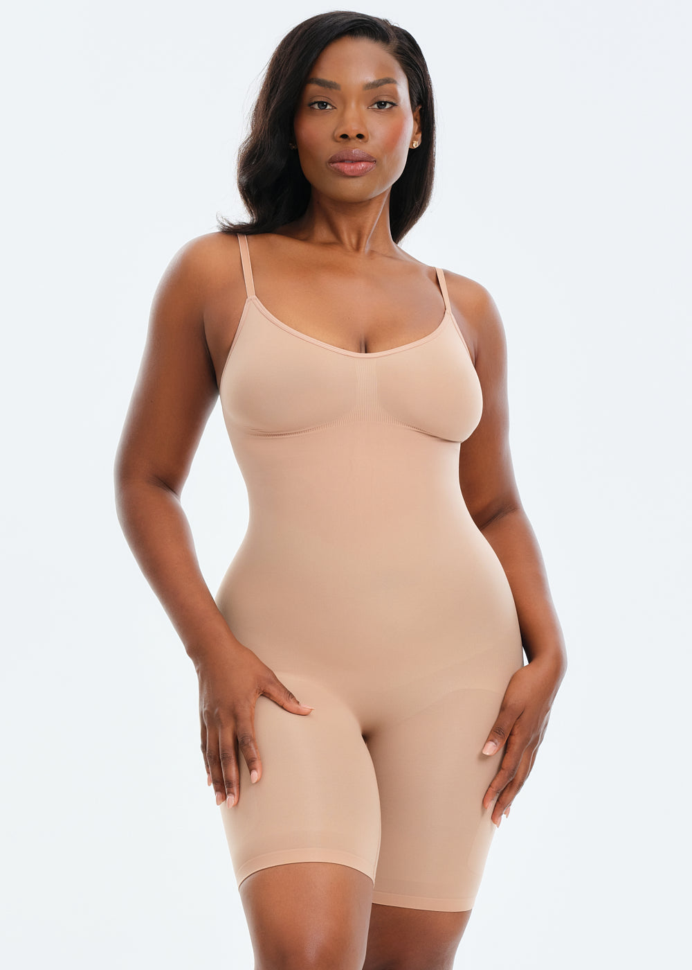 SmoothingSeamless Full Bodysuit - Beige - 5X