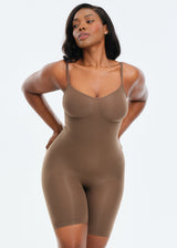 SmoothingSeamless Full Bodysuit - Light Coffee - 3X/4X