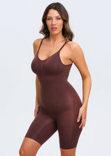 SmoothingSeamless Open-Back Bodysuit - Black - XL/2X