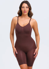 SmoothingSeamless Open-Back Bodysuit - Black - M/L