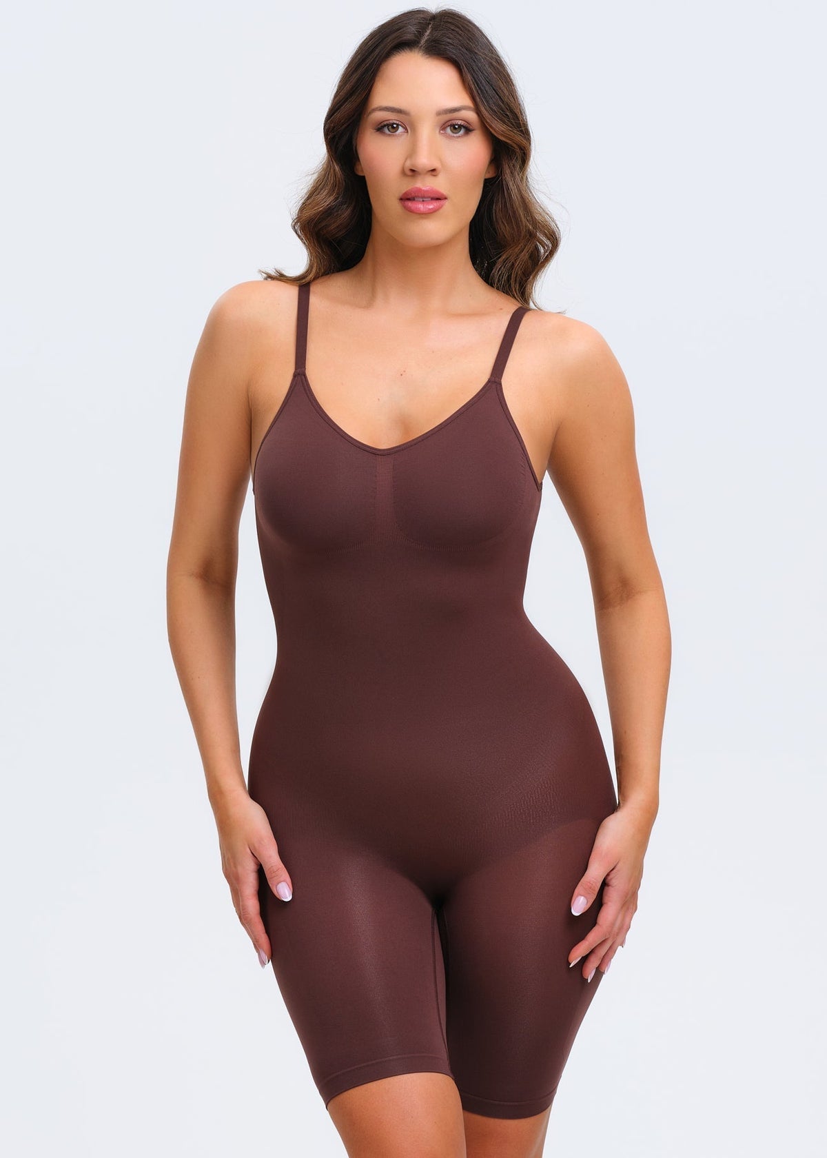 SmoothingSeamless Open-Back Bodysuit - Black - M/L
