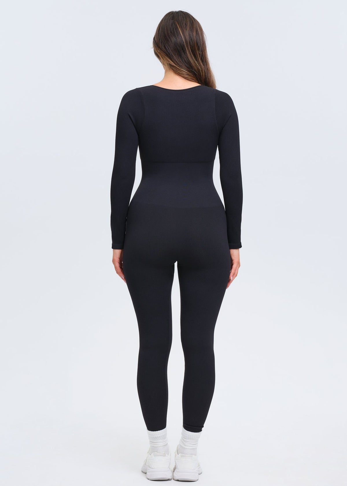 SnatchedKnit Longsleeve Jumpsuit - Green - XS/S