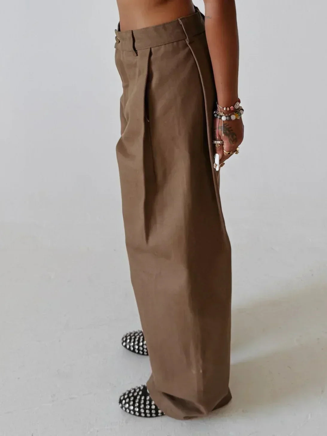 Tavia Wide-Leg Trousers - UK 8 (S)