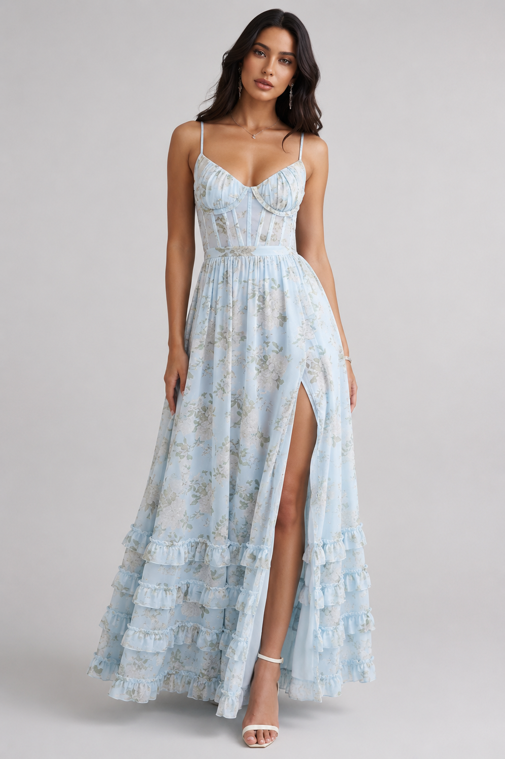Rozalia Maxi Dress - Blue - XS