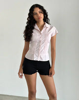 Meadow Blouse - Pink - S