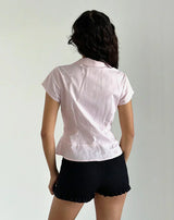 Meadow Blouse - Pink - L
