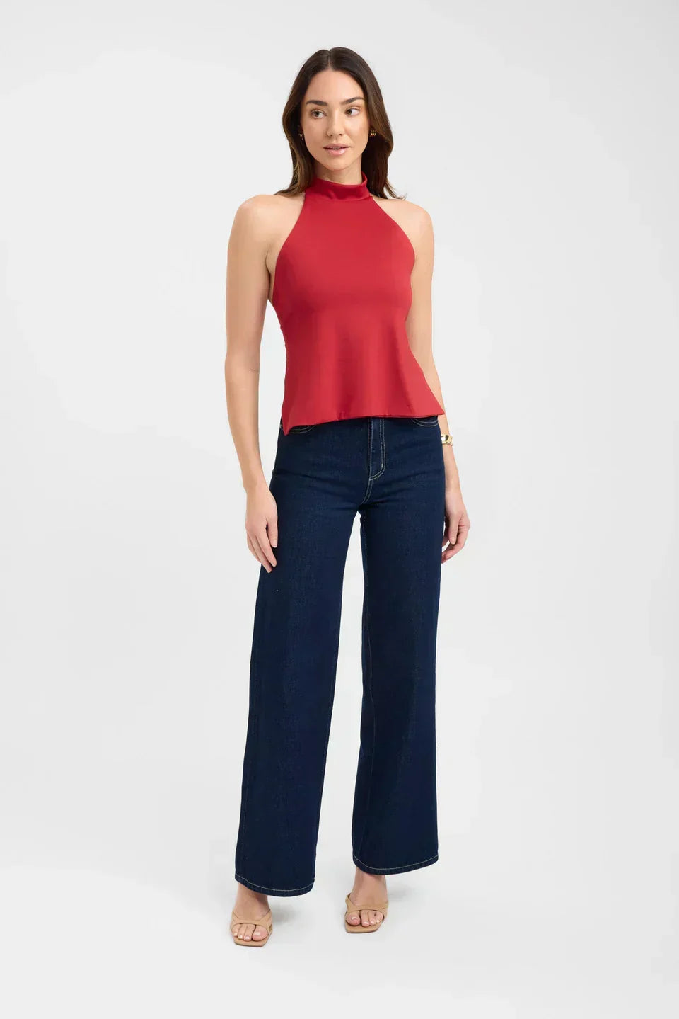 Gianna Halter neck top - Black - XS | 4