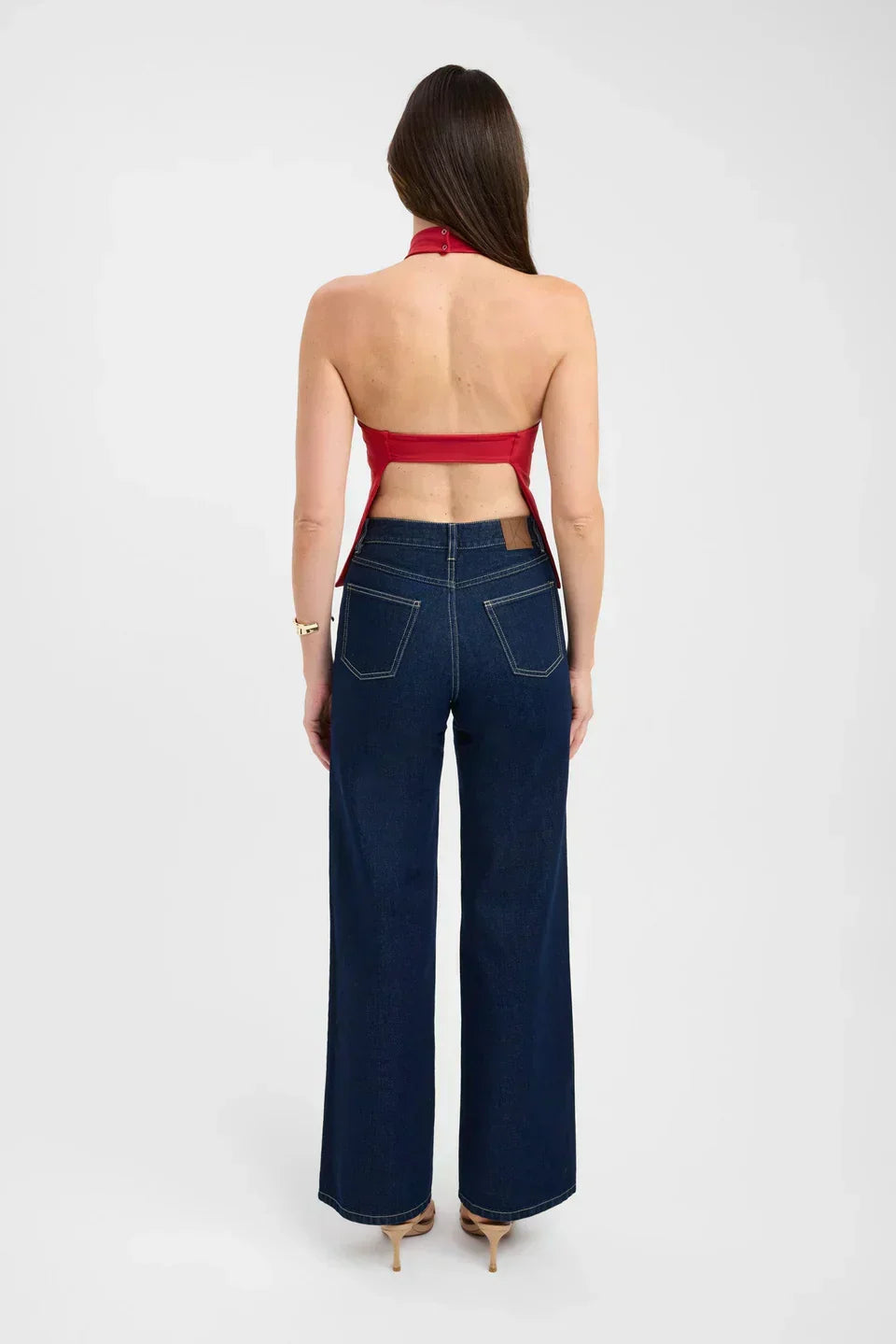 Gianna Halter neck top - Black - M | 8