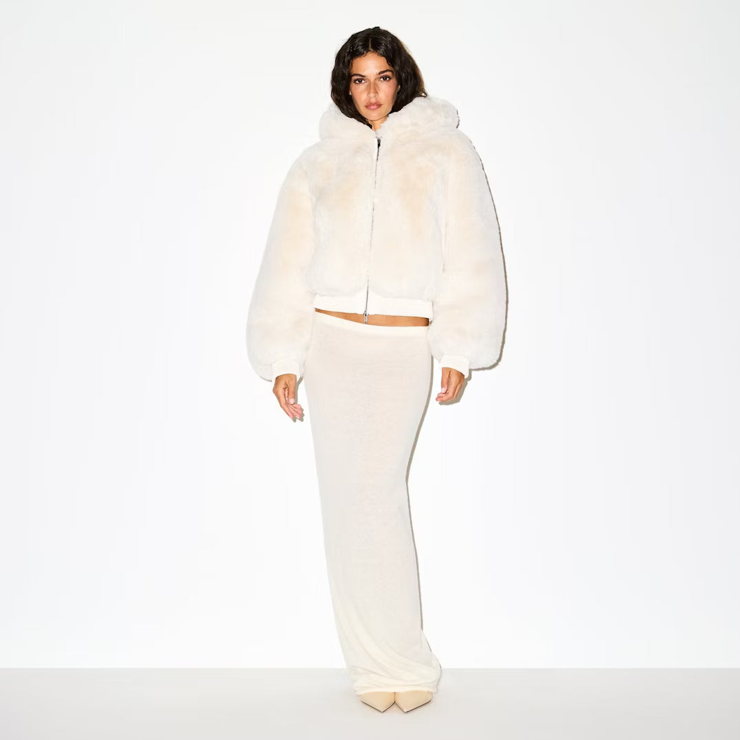 Alice Fur Coat - Limited Edition - Creamy White - XS