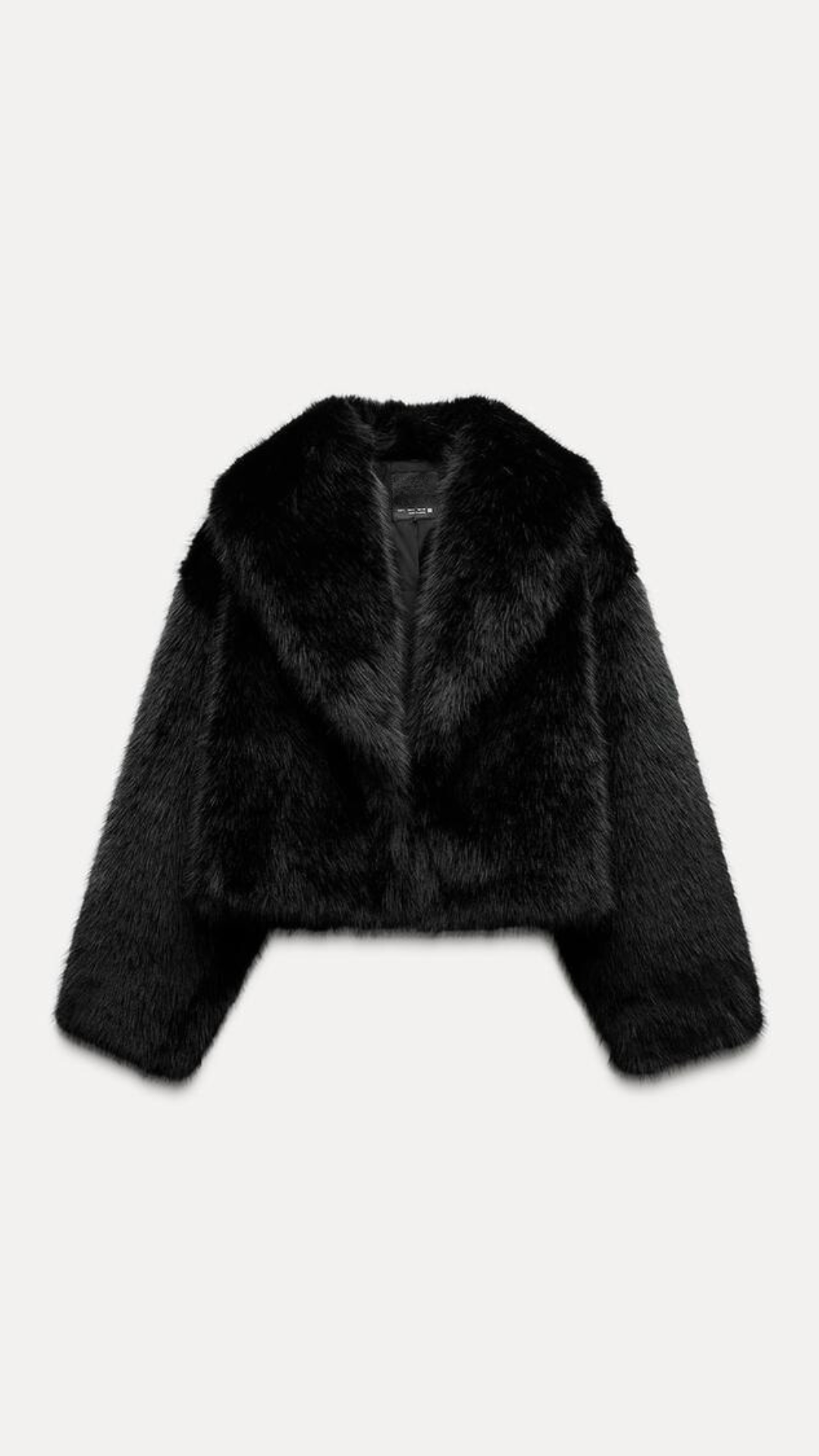 Tess Faux Fur Coat - Cream - S