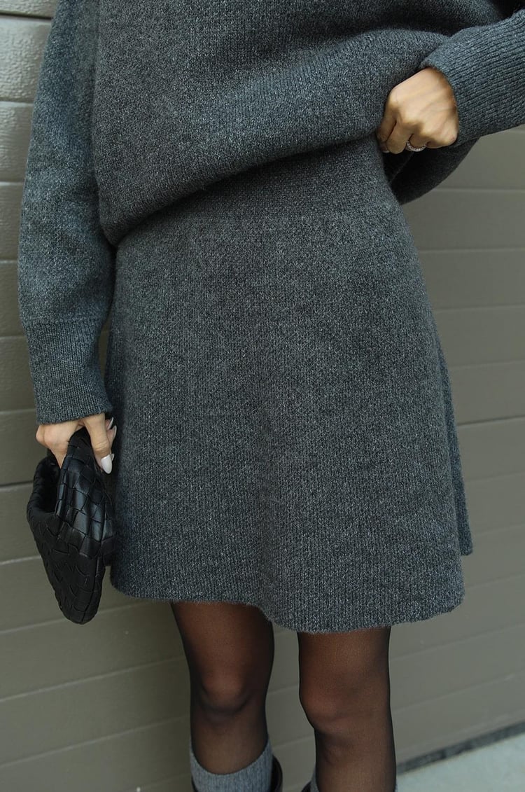 Rachel Knit Set - Black - L