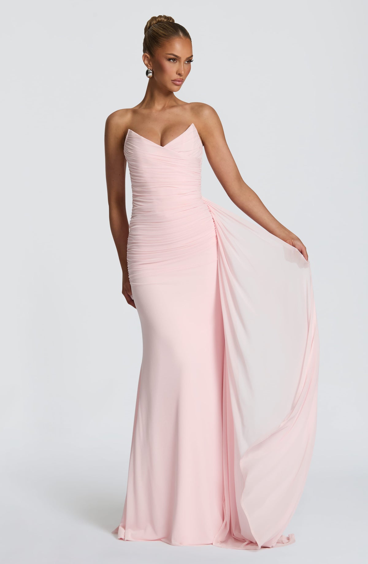 Ashika Maxi Dress - Blush - L