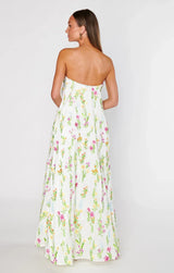 Odilia Flower Maxi Dress - M