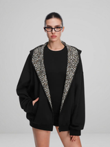 Leopard Zip Up