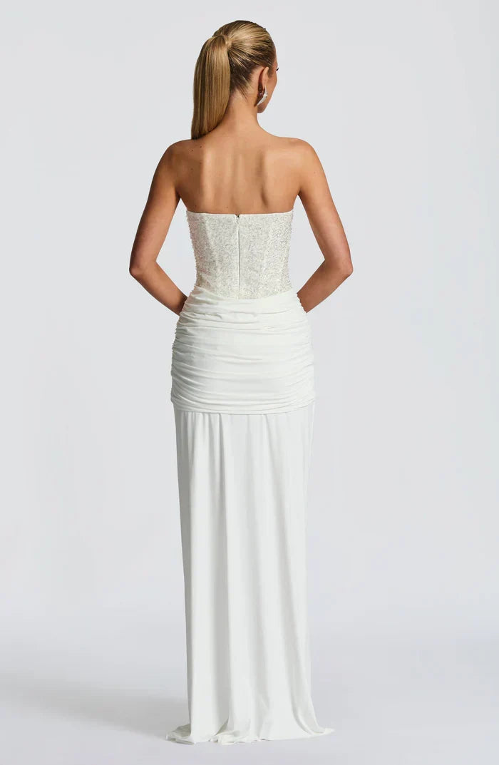 Carina Maxi Dress - Pink - L