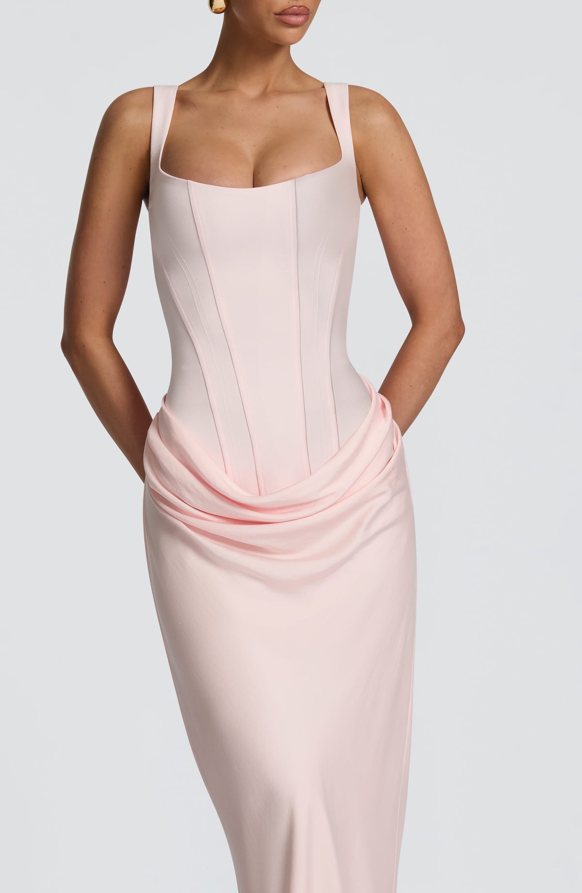 Mia Maxi Dress - M - Pink