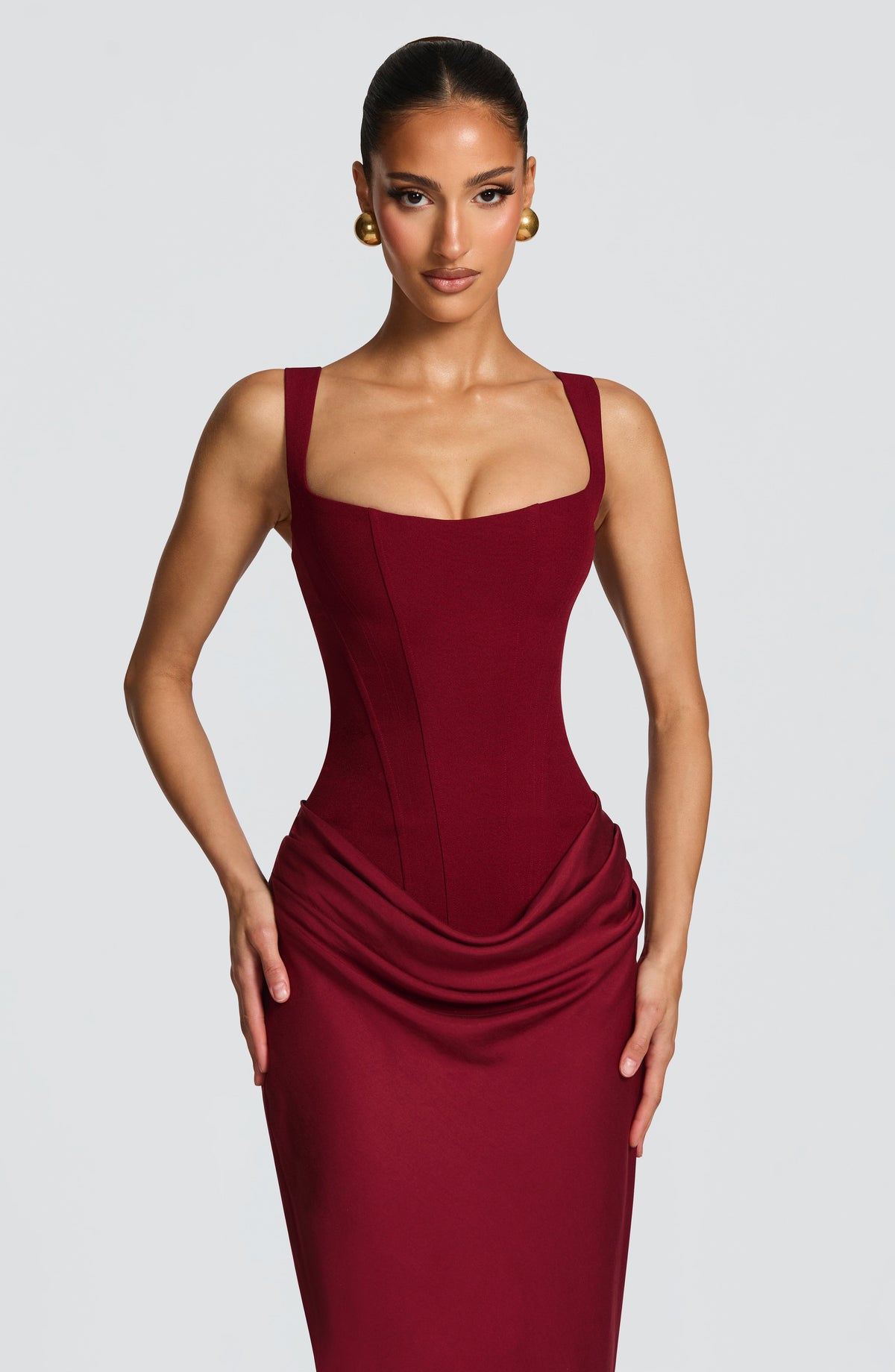 Mia Maxi Dress - S - Pink