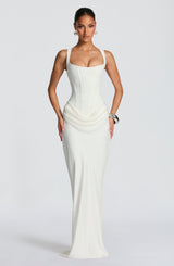 Mia Maxi Dress - M - Ivory