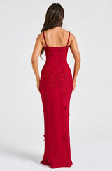 Dalary Maxi Dress - Red - XL