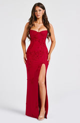 Dalary Maxi Dress - Red - XS
