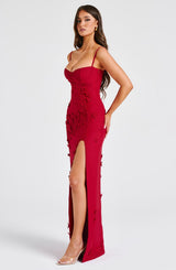 Dalary Maxi Dress - Red - M