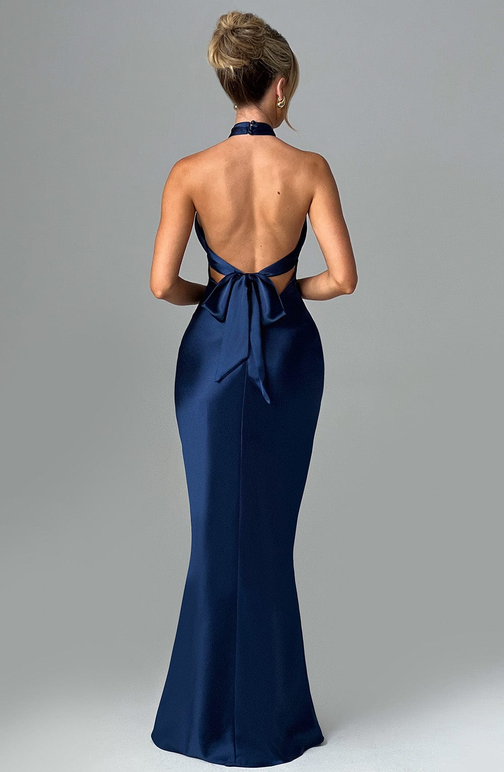 Rosaminta Halter Maxi Dress - Navy - S