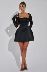 Anna Mini Dress - Black - L