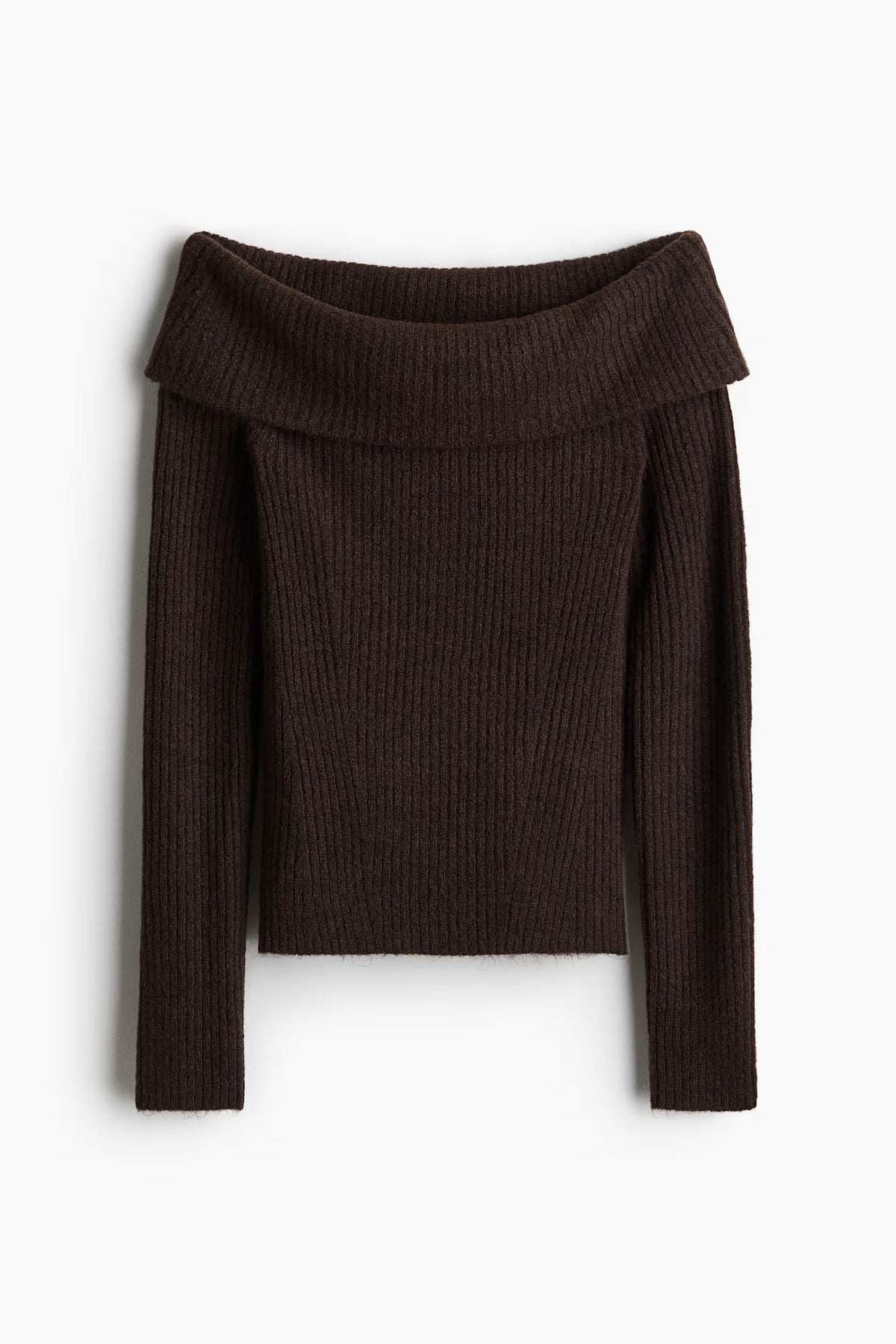 Elodie Knit Jumper - Dark Brown - XL