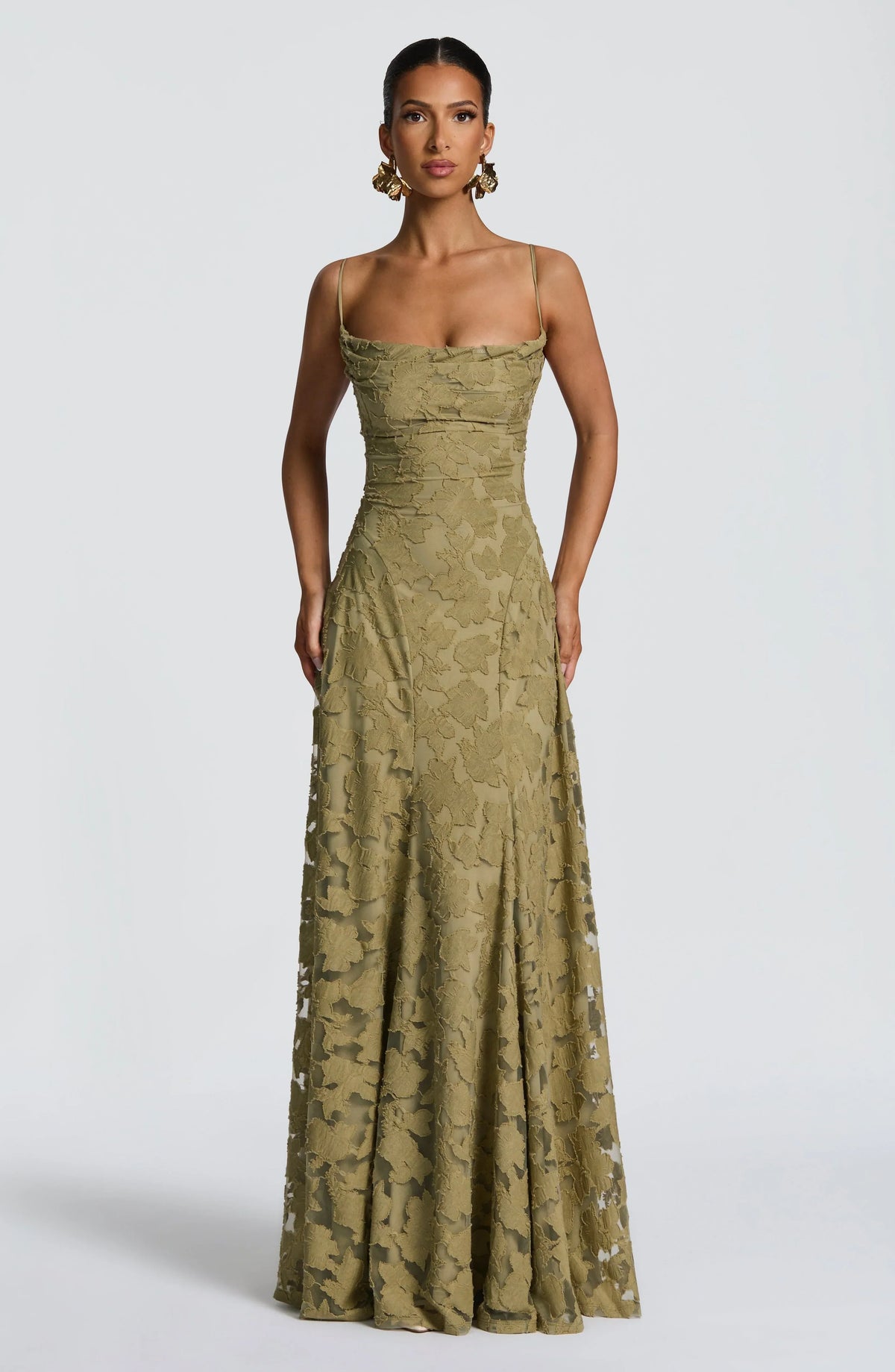 Louise | Maxi Dress - Cherry Lacquer - XL