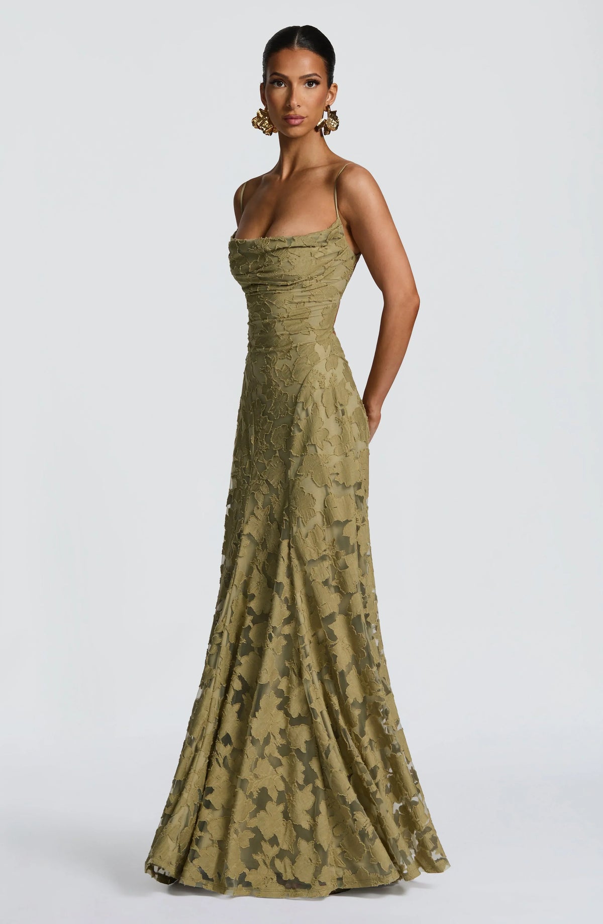 Louise | Maxi Dress - Sage - XS