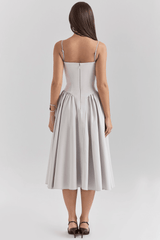 Celine Corset Dress - Cream - XS